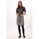 Chef Works Dark Grey Brooklyn Half Bistro Apron, 19 inch Long x 31.5 inch Wide