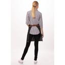 Chef Works Black Memphis Half Bistro Apron, 19 inch Long x 28.5 inch Wide