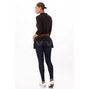 Chef Works Black Memphis Waist Apron, 12 inch Long x 23 inch Wide