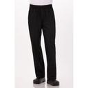 Chef Works Black Medium Generous Fit Lightweight Baggy Pant for Unisex