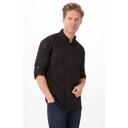 Chef Works Black Large Modern Fit Hartford Chef Coat for Men