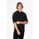 Chef Works Black Small Modern Fit Lansing Chef Coat for Men