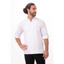 Chef Works White Large Modern Fit Lansing Chef Coat for Men