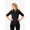 Chef Works Black Extra Small Modern Fit Lansing Chef Coat for Women