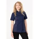 Chef Works Navy Extra Small Modern Fit Springfield Chef Coat for Women