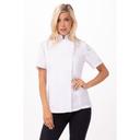 Chef Works White Extra Large Modern Fit Springfield Chef Coat for Women