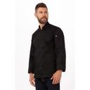 Chef Works Black Extra Large Modern Fit Bowden Chef Coat for Unisex