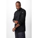 Chef Works Black Extra Large Modern Fit Tulum Chef Coat for Men