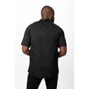 Chef Works Black Large Modern Fit Varkala Chef Coat for Men