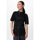 Chef Works Black Extra Small Modern Fit Varkala Chef Coat for Women