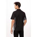 Chef Works Black Grey Mesh 4XL Classic Fit Universal Contrast Shirt for Men