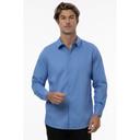Chef Works French Blue 3XL Classic Fit Premium Formal Dress Shirt for Men