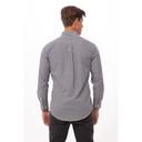 Chef Works Black and White Check Medium Modern Fit Gingham Dress Shirt for Men