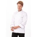 Chef Works White Generous Fit Monte Carlo Premium Cotton Chef Coat for Unisex, 50 inch