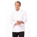 Chef Works White Generous Fit Milan Premium Cotton Chef Coat for Unisex, 38 inch