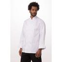 Chef Works White Modern Fit Madrid Premium Cotton Chef Coat for Unisex, 54 inch