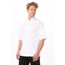 Chef Works White Modern Fit Capri Premium Cotton Chef Coat for Unisex, 54 inch
