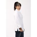 Chef Works White Modern Fit Siena Executive Chef Coat for Women, 2 inch
