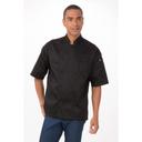 Chef Works Black Medium Generous Fit Palermo Executive Chef Coat for Unisex