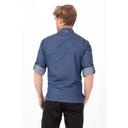 Chef Works Indigo Blue Modern Fit Medium Gramercy Denim Chef Coat for Men