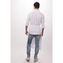 Chef Works White Bistro Apron, 32 inch Long x 27.5 inch Wide