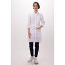 Chef Works White Half Bistro Apron, 19 inch Long x 27.5 inch Wide