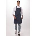 Chef Works Navy Butcher Apron, 34 inch Long x 24 inch Wide