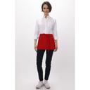 Chef Works Red Waist Apron, 12 inch Long x 23 inch Wide