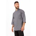 Chef Works Grey Extra Small Classic Fit Morocco Chef Coat for Unisex