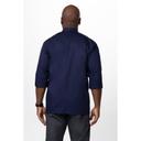 Chef Works Navy Small Classic Fit Morocco Chef Coat for Unisex