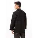 Chef Works Black Medium Classic Fit Calgary Cool Vent Chef Coat