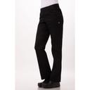 Chef Works Black Extra Small Classic Fit Lightweight Slim Chef Pant for Women