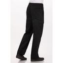 Chef Works Black Small Classic Fit Cargo Chef Pant for Men