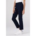 Chef Works Navy Chino Poly Stretch Pant for Women, 8 inch