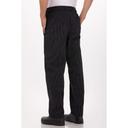 Chef Works Black with White Pinstripe 2XL Classic Fit Designer Baggy Chef Pant for Unisex