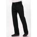 Chef Works Black Generous Fit Essential Pro Chef Pant for Unisex, 40 inch