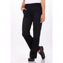 Chef Works Black Large Modern Fit Professional Series Chef Pant for Women