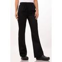 Chef Works Black Extra Small Classic Fit Essential Baggy Chef Pant for Women