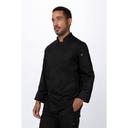 Chef Works Black 3XL Classic Fit Sustainable Le Mans Chef Coat for Unisex
