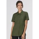 Chef Works Military Green Medium Durham Snap Work Shirt for Women