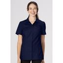 Chef Works Navy Large Durham Snap Work Shirt for Women