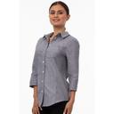 Chef Works Charcoal Large Modern Oxford Classic Shirt for Women