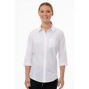 Chef Works White 2XL Modern Oxford Classic Shirt for Women