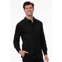 Chef Works Black Large Slim Fit Seville Shirt for Men