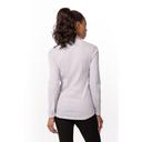 Chef Works Grey Medium Modern Fit Spiritoso Shirt for Women
