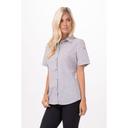Chef Works Grey Extra Small Classic Fit Havana Shirt for Women