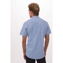 Chef Works Blue Extra Large Modern Gingham Short Sleeve Dress Shirt for Men