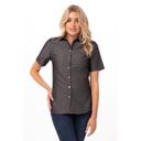 Chef Works Black Extra Large Classic Fit Detroit Denim Shirt for Women