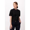 Chef Works Black Large Classic Fit Seersucker Shirt for Women