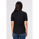 Chef Works Black Large Cody Zip Work Shirt for Women